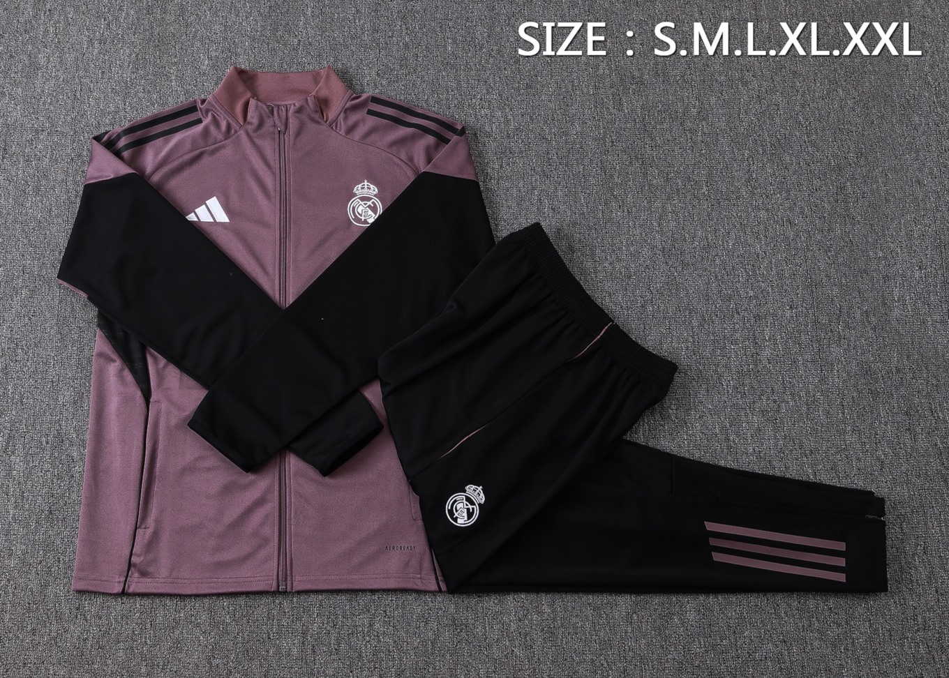 2026 Real Madrid Dusty purpie Jacket Training Suit Set