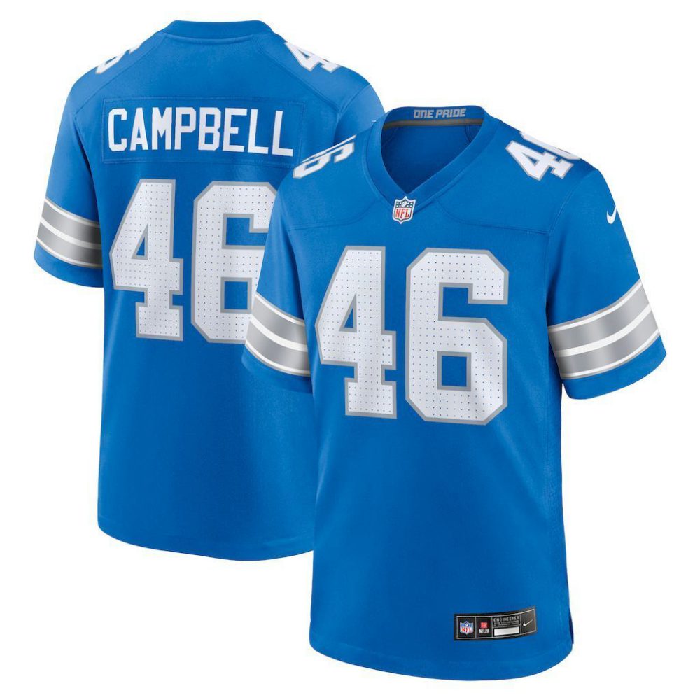 NFL Detroit Lions Jeysey CAMPBELL #46