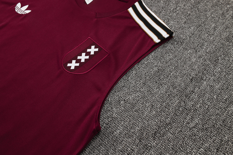2025/26 Ajax maroon Training Set Shirt and Shorts