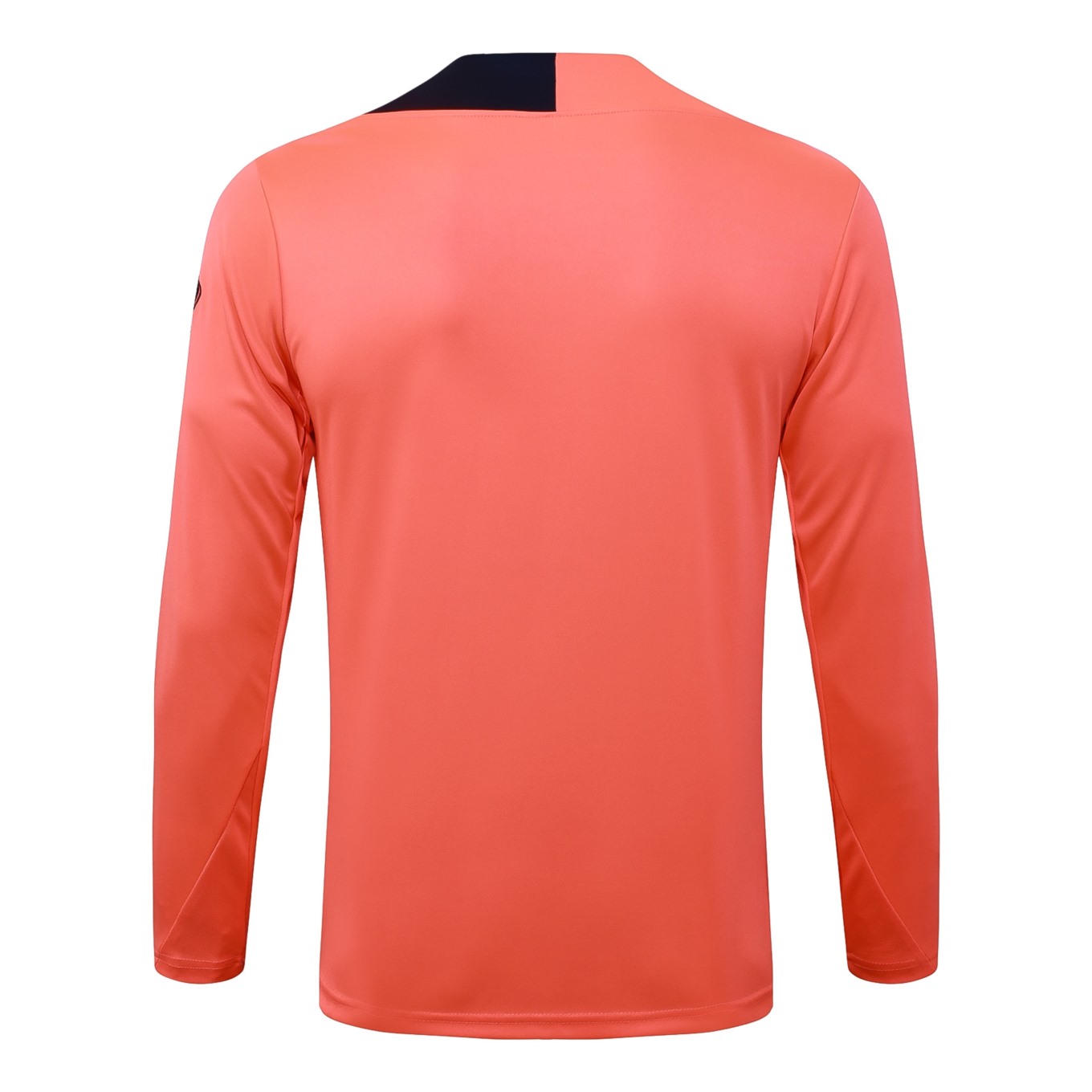 202526 Barcelona Orange Long-sleeved half-pull training kit Football team kit