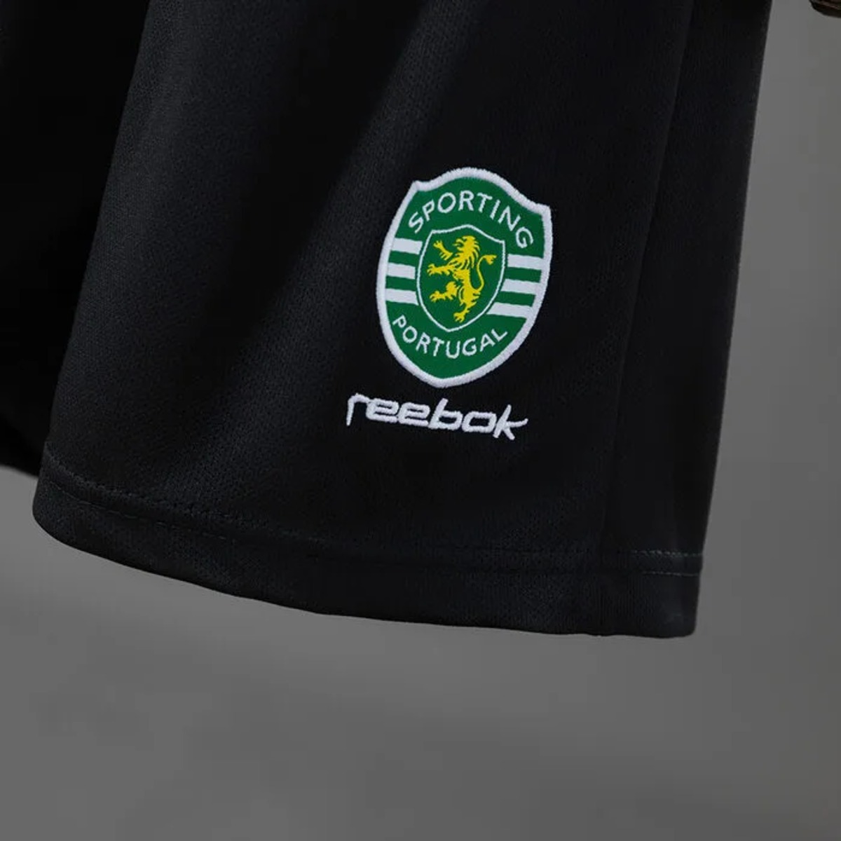 Retro Sporting Lisbon 2001/03 Home Kid Kits Long Sleeve