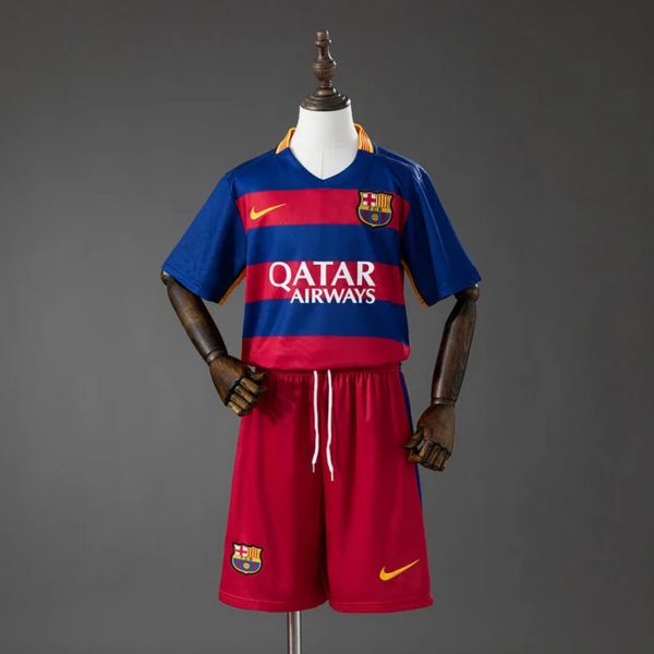 Retro Barcelona 2015/16 Home Kid Kits