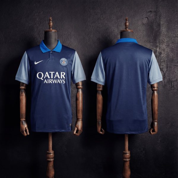 2025/26 PSG Training Navy Blue Polo Fan version