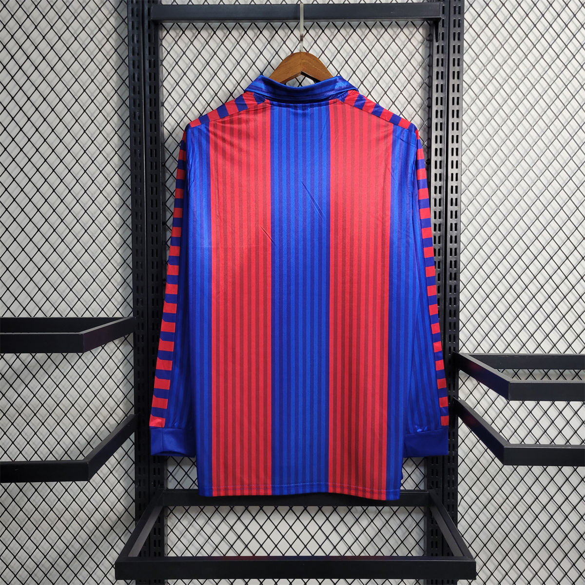 Retro Barcelona 92 Home Long Sleeve jersey Fan Version