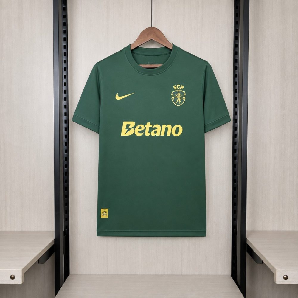 2026/27 Sporting Lisbon 120th Anniversary Green JerseyFan Version