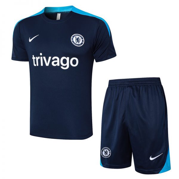 24/25 Chelsea Royal Blue Training Set Shirt and Shorts