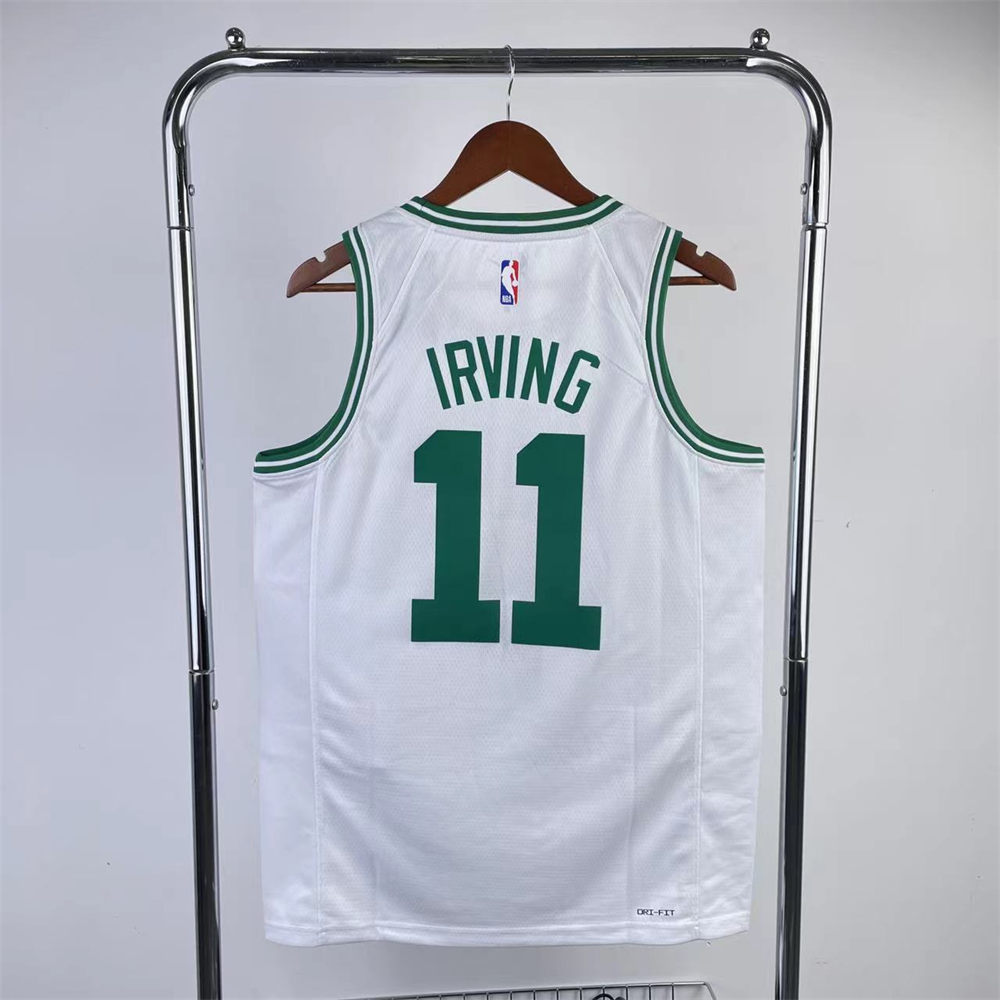 NBA Boston Celtics Round Neck White Jersey IRVING#11 S-XXL
