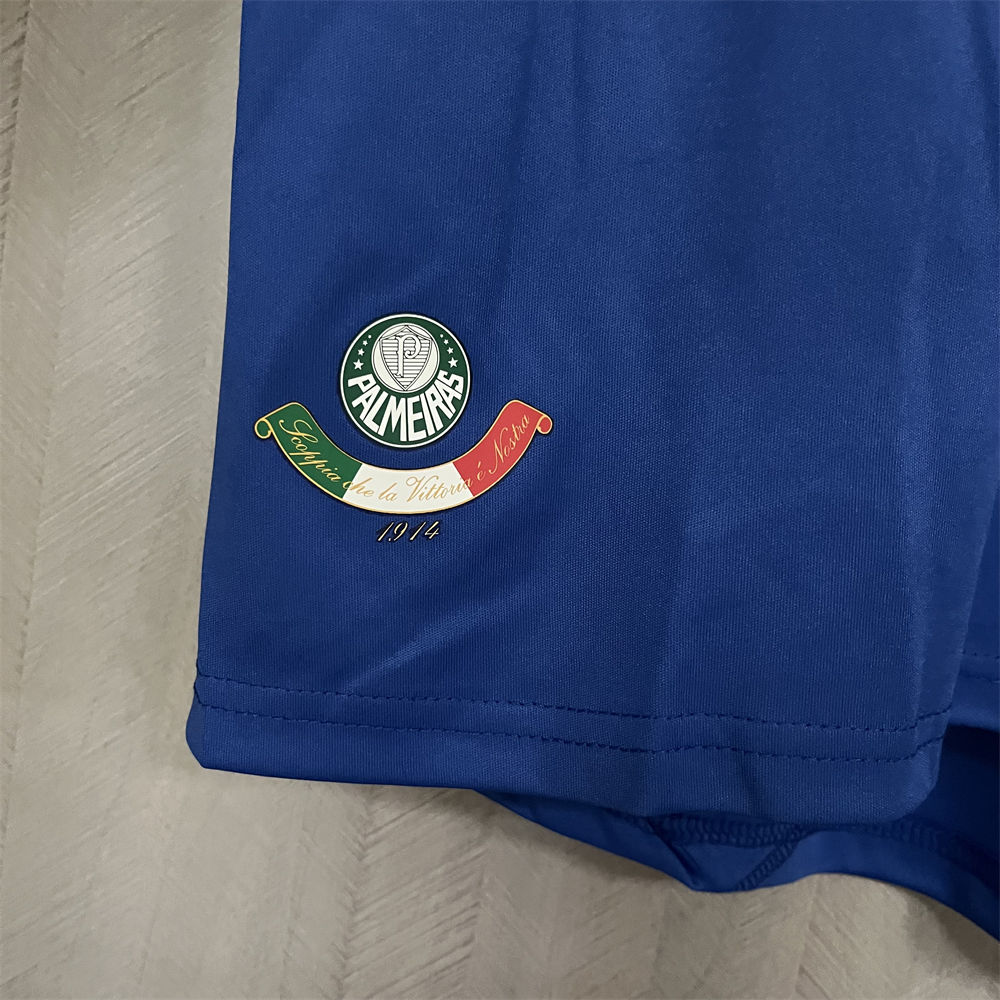 Retro 2019 Palmeiras III Away Blue jersey long sleeve Fan Version