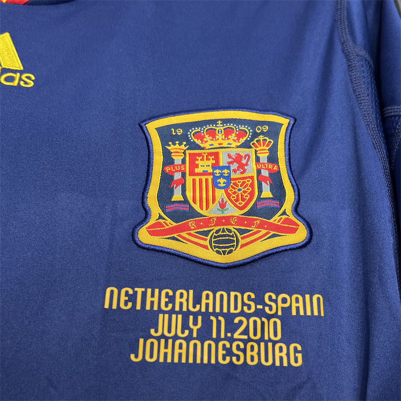Retro Spain 2010 Away jersey Fan Version