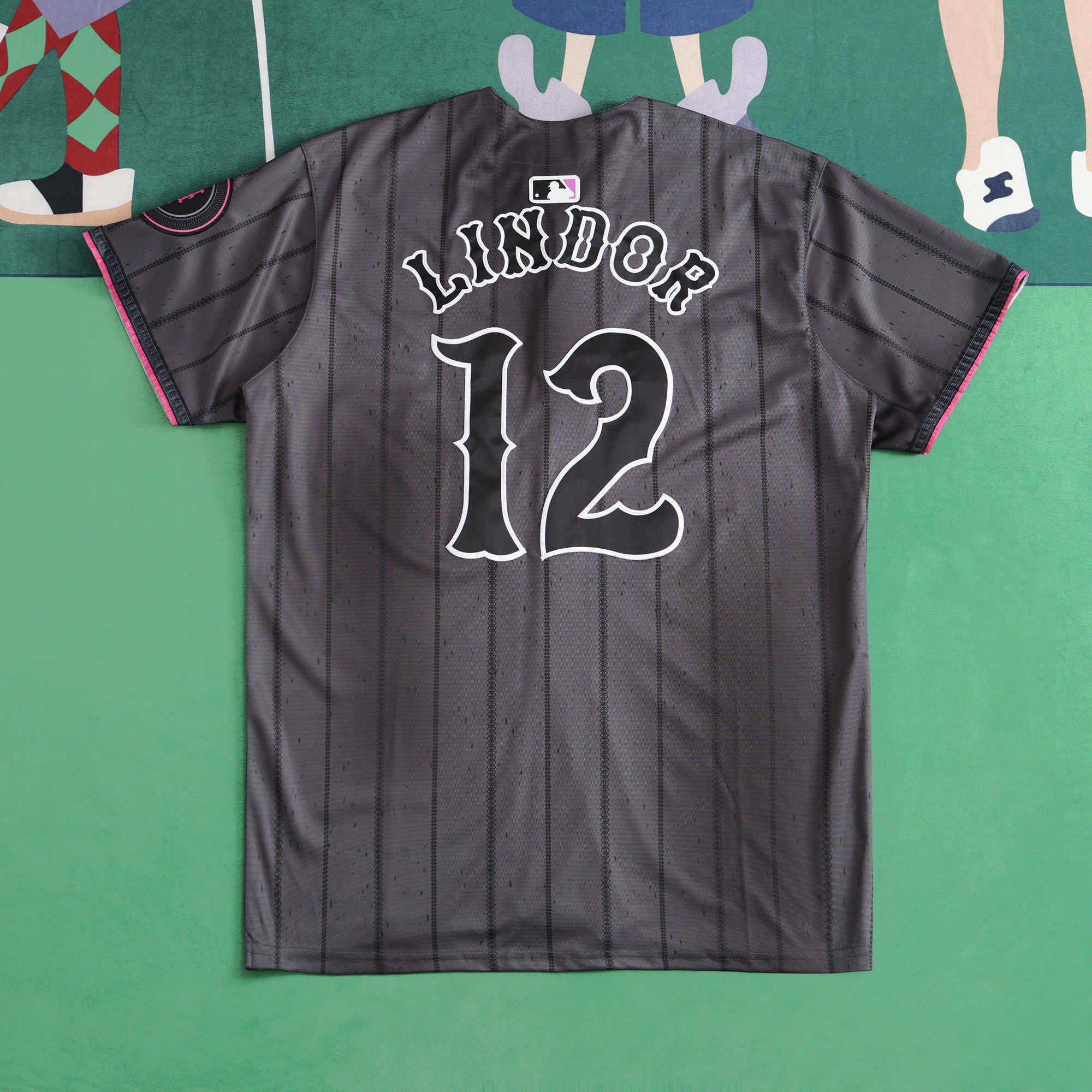 MLB New York Mets Dark Gray Jersey