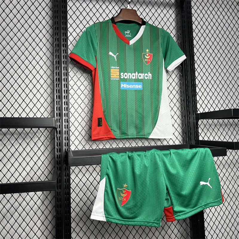 2024/25 MC Alger Home jersey Kid Kits Size 16-28
