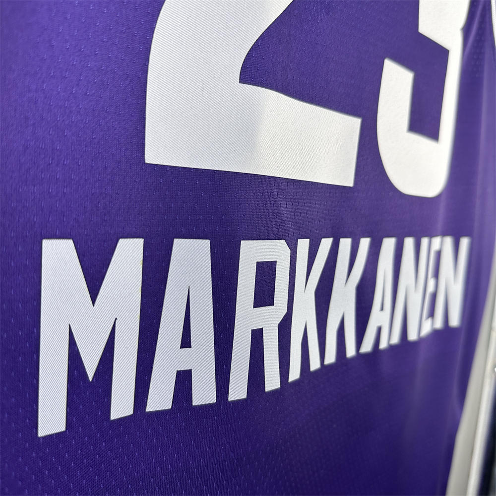 NBA Utah Jazz MARKKANEN#23 2023/24 Swingman Replica Jersey - City Edition S-XXL