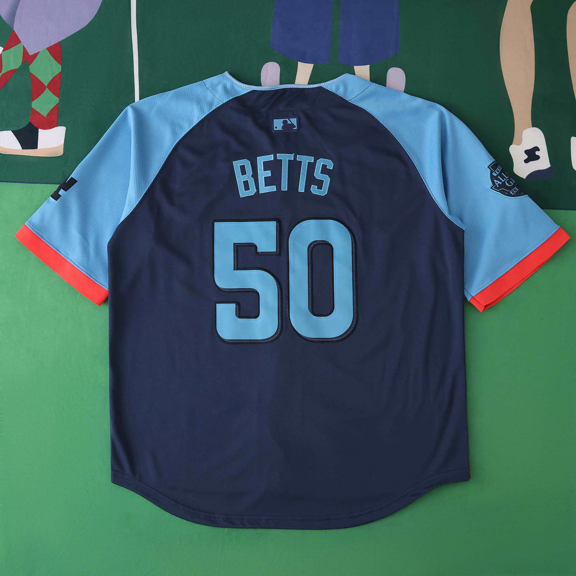 MLB 2025 LosAngeles Dodgers Navy Blue Jersey
