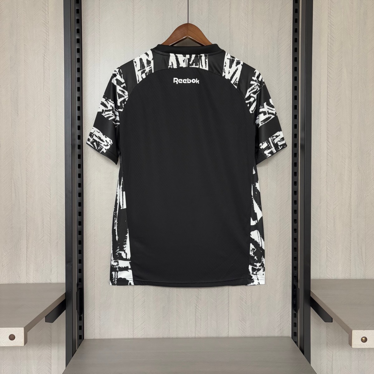 2025/26 Botafogo Black pre-match training suit jersey Fan version
