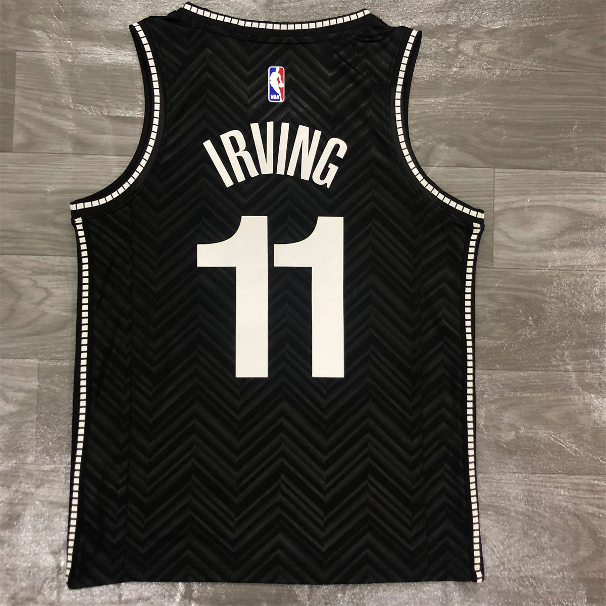 NBA Brooklyn Nets V-Neck Black Jersey IRVING#11 S-XXL