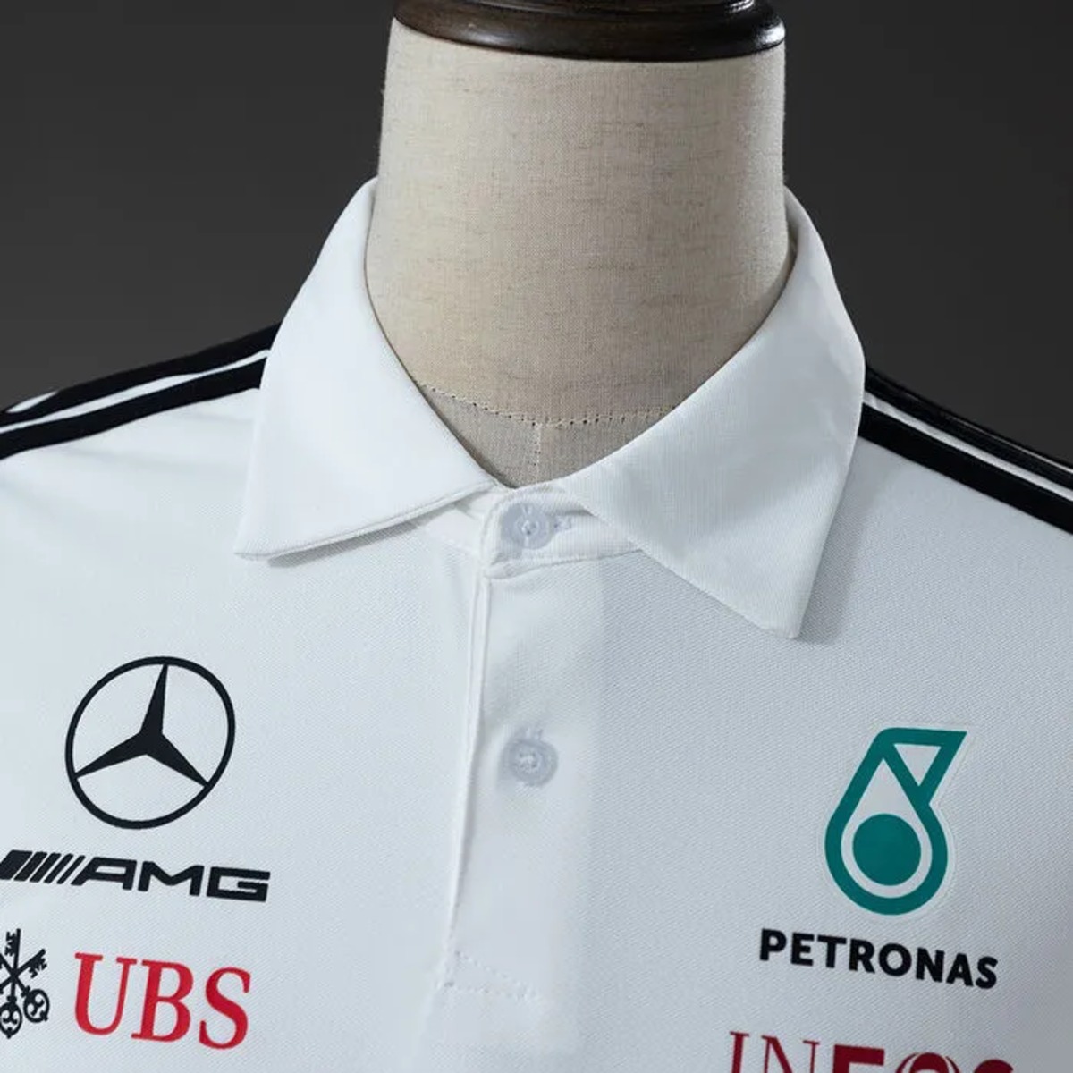 F1 Racing Mercedes-AMG 2026 White Polo