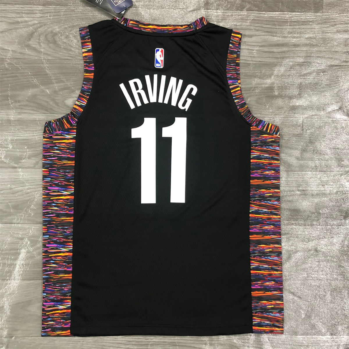 NBA Brooklyn Nets V-Neck Black Jersey IRVING#11 S-XXL