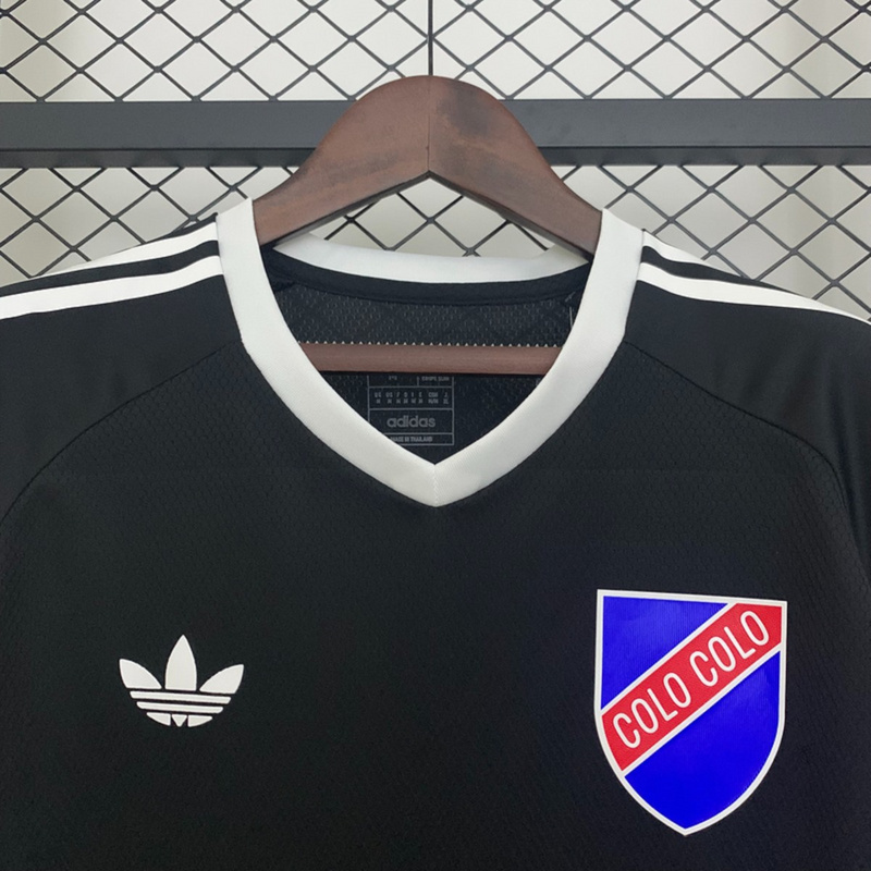 25/26 Colo Colo 100th Anniversary Black Jersey Fan Version