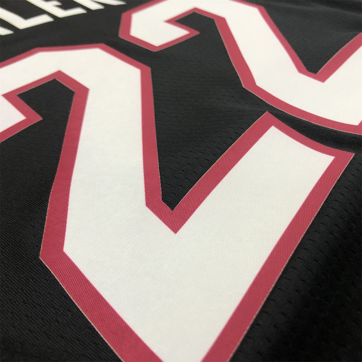 NBA Miami Hearts V-Neck Black Jersey BATLER#22 S-XXL