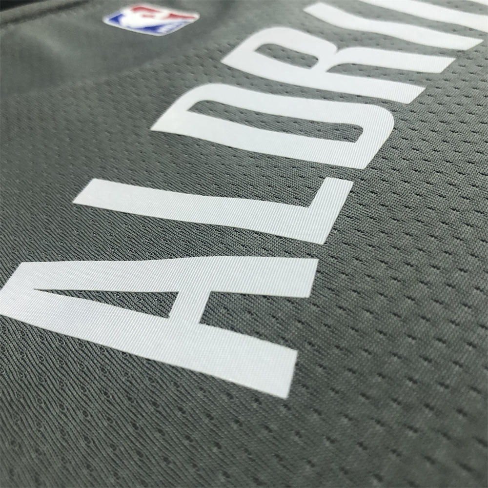 NBA Brooklyn Nets V-neck Grey Jersey ALDRIDGE#21 S-XXL