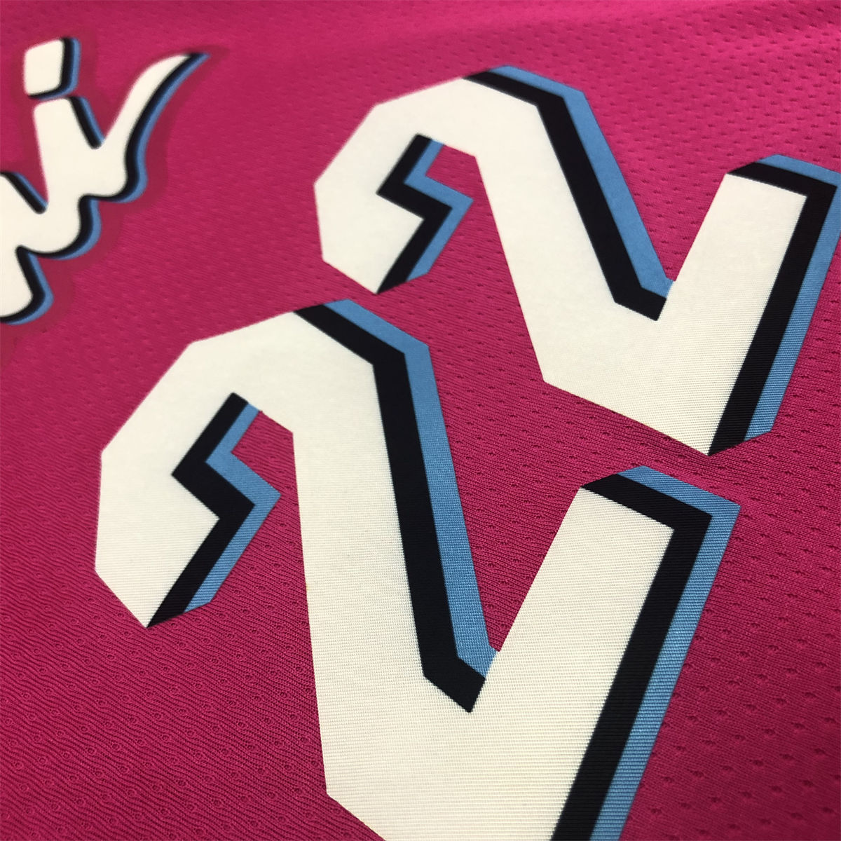 NBA Miami Hearts round neck Pink Jersey BUTLER#22 S-XXL