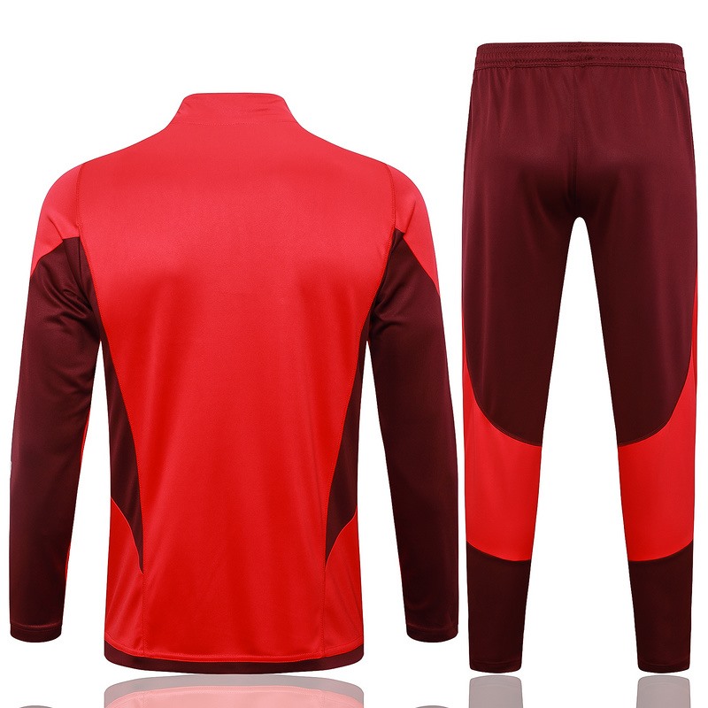 24/25 Internacional Red Long-sleeved half-pull training kit Football team kit