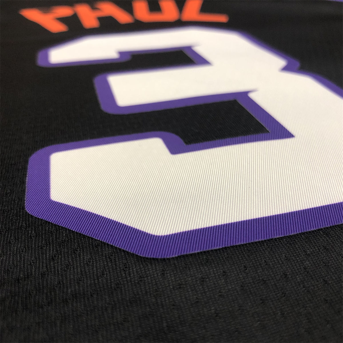 NBA Phoenix Suns Round neck Black jersey PAUL#3 S-XXL
