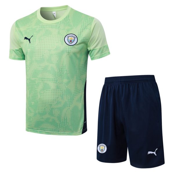2026 Manchester City Light Green Training Set Shirt andShorts