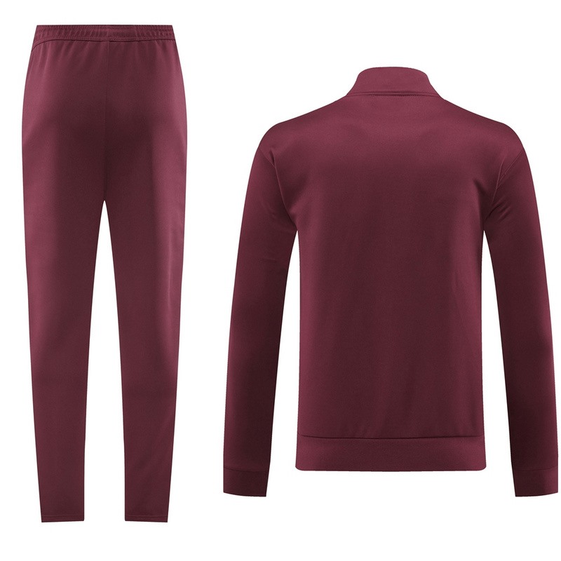 2024 Adidas maroon Jacket Training Suit Set Football Team Shirt Sports Fashion