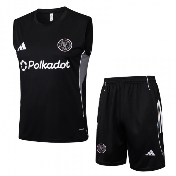 2025/26 Miami Black Training Set Shirt and Shorts
