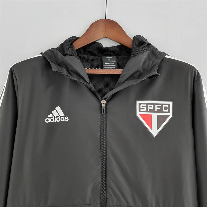 2022 Sao Paulo Windbreaker Black jersey Sport Unifom