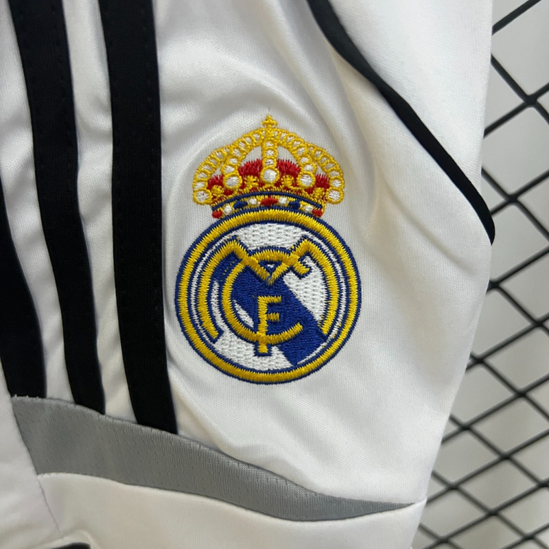 Retro Real Madrid 06/07 Home jersey Kid Kits Size 16-28