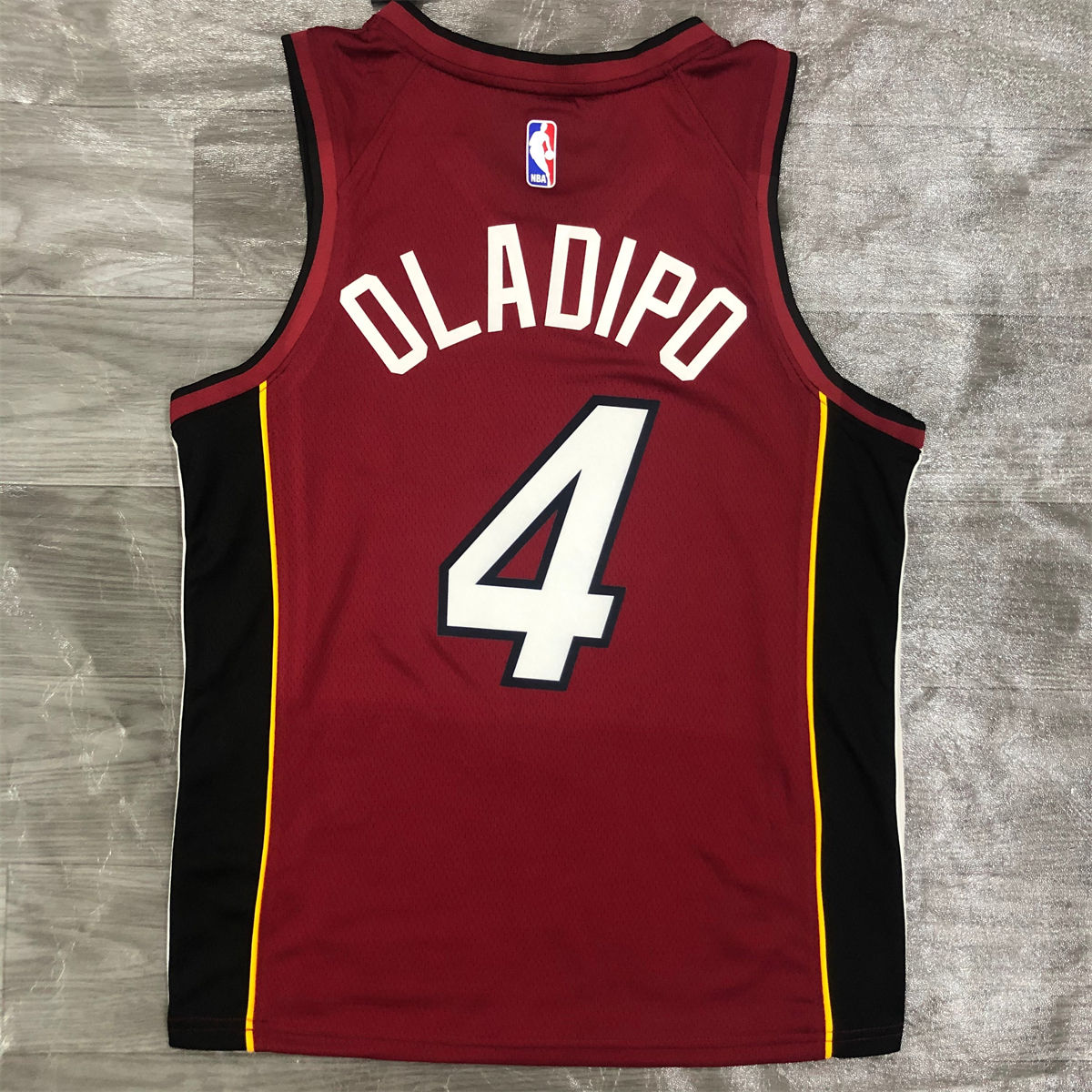 NBA Miami Hearts V-Neck Red Jersey OLADIPO#4 S-XXL