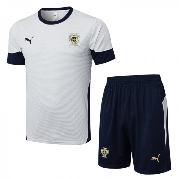 24/25 Portugal Off white Training Set Shirt and Shorts