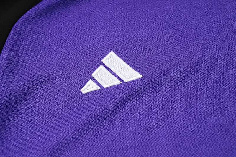 24/25 Germany Purple Long-sleeved half-pull training kit Football team kit