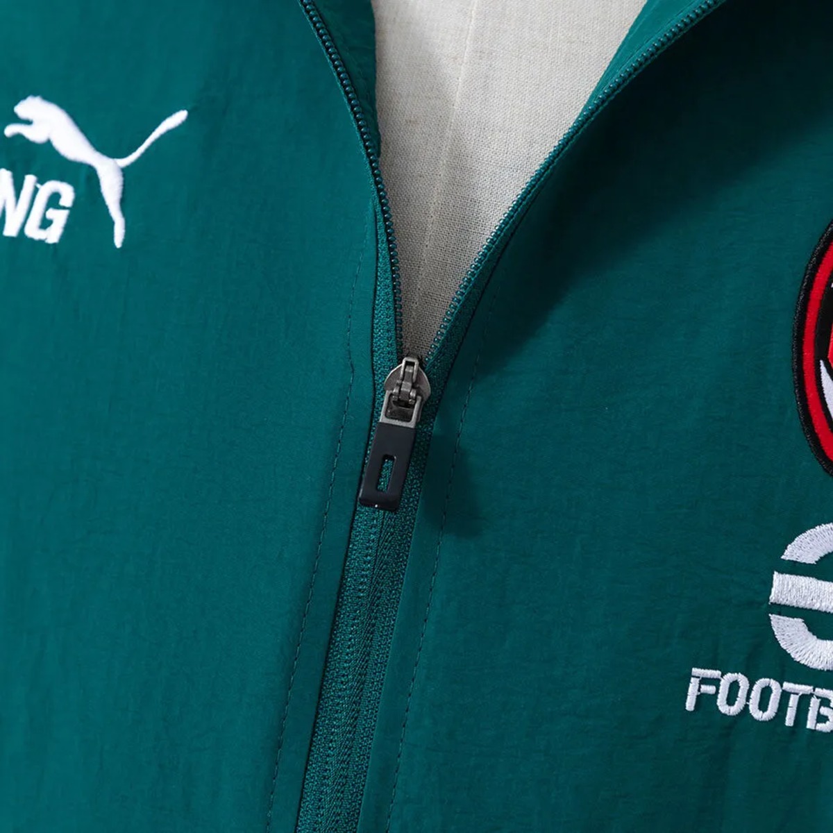 2026 AC Milan KING Anthem Green Jacket Windbreaker