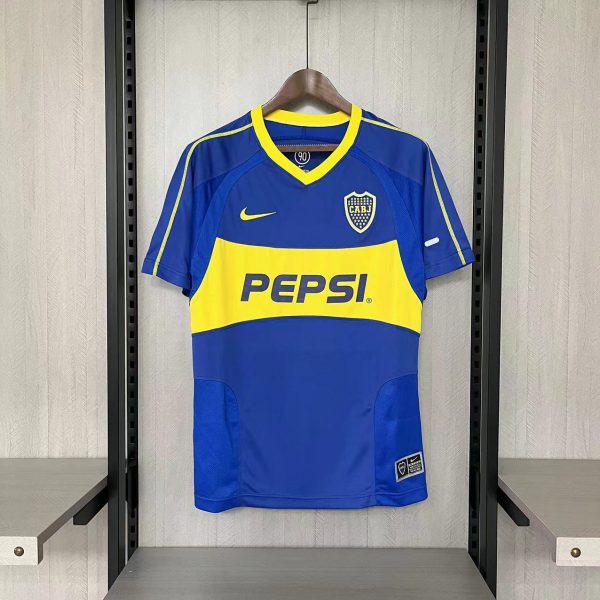 Retro Boca Juniors 03/04 Home jersey Fan Version