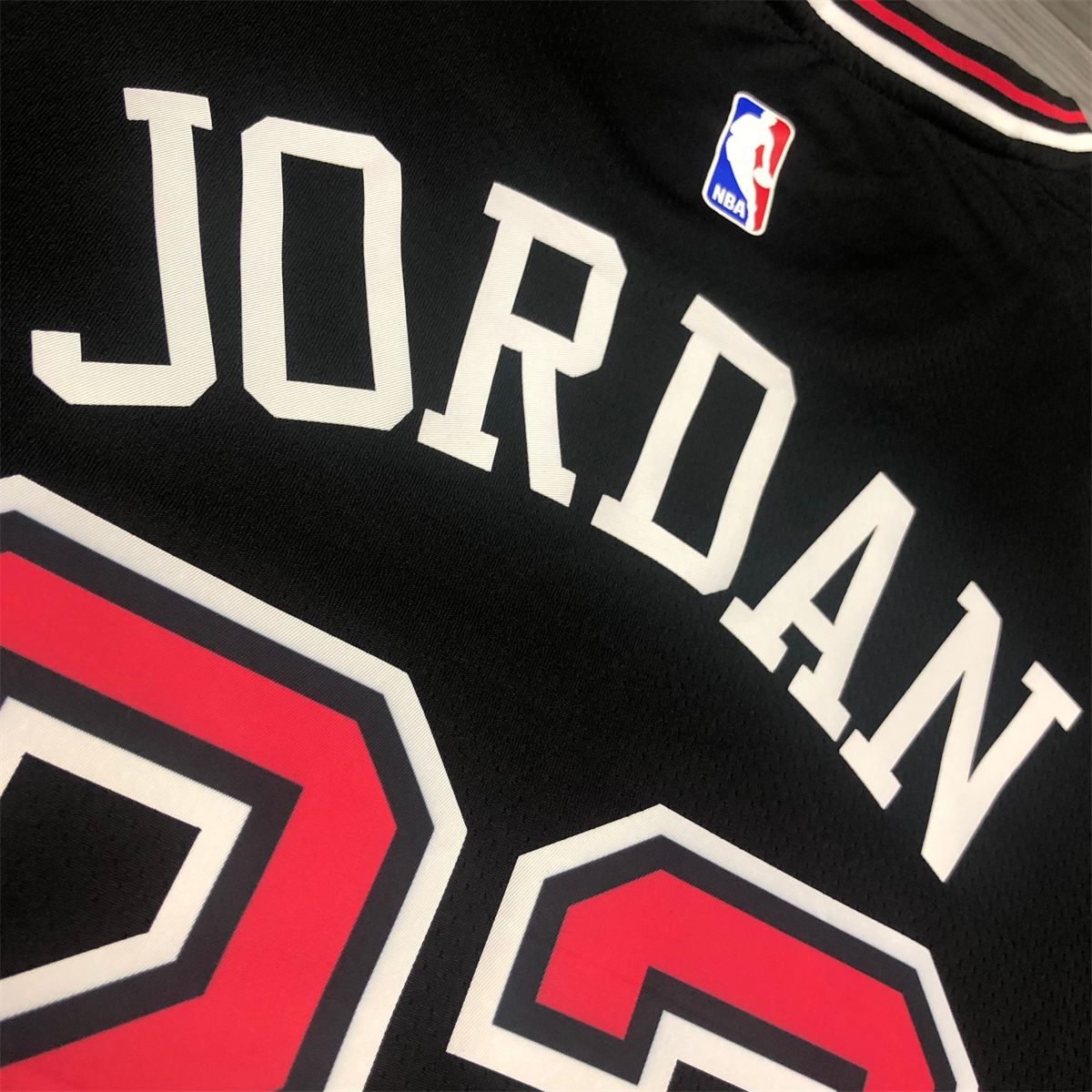 NBA Chicago Bulls Round neck Black Jersey JORDAN#23 S-XXL