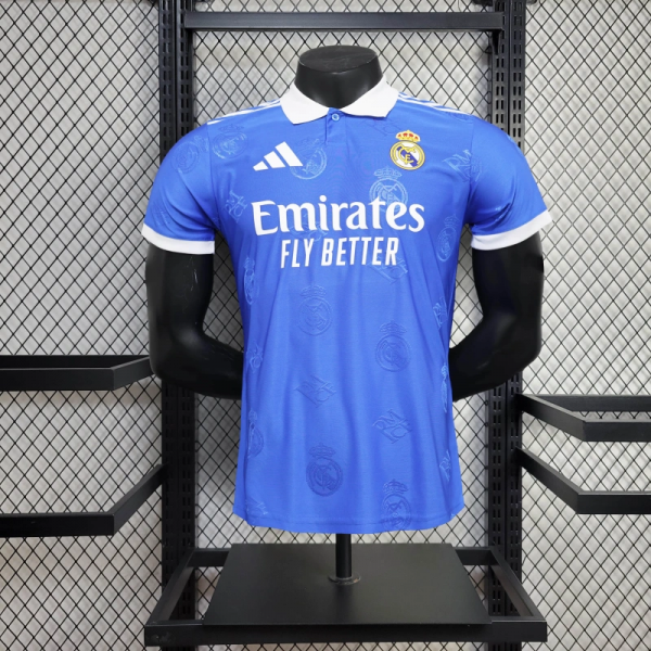 25/26 Real Madrid Co Branded Special Edition Blue jersey Player Version