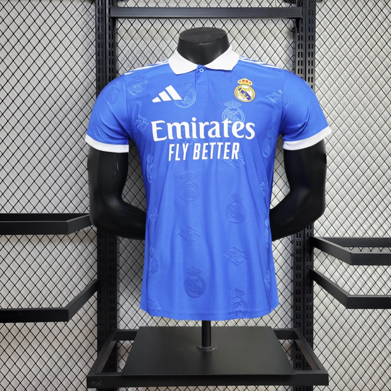 25/26 Real Madrid Co Branded Special Edition Blue jersey Player Version