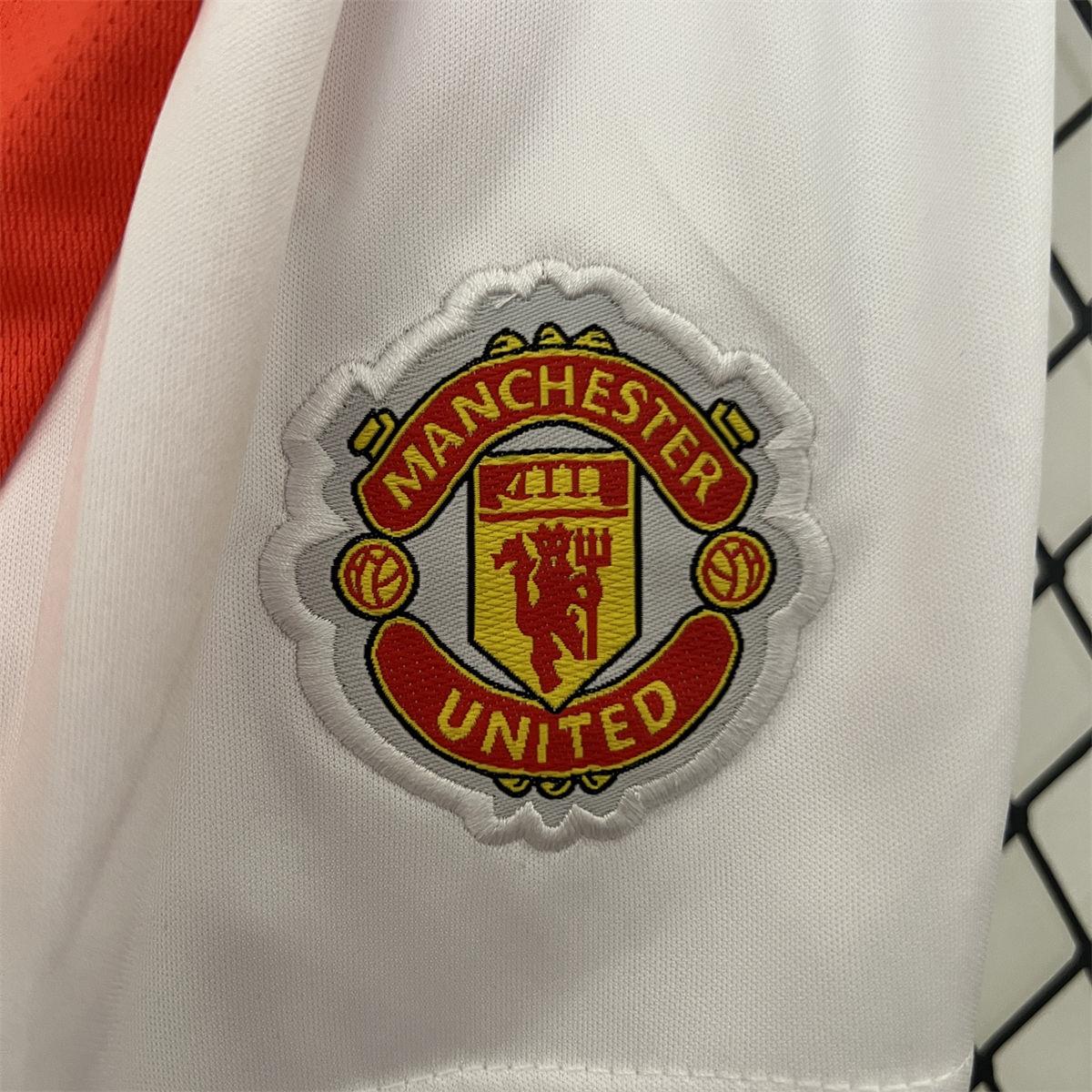 24/25 kids Manchester United Home jersey Kid Kits Size 16-28