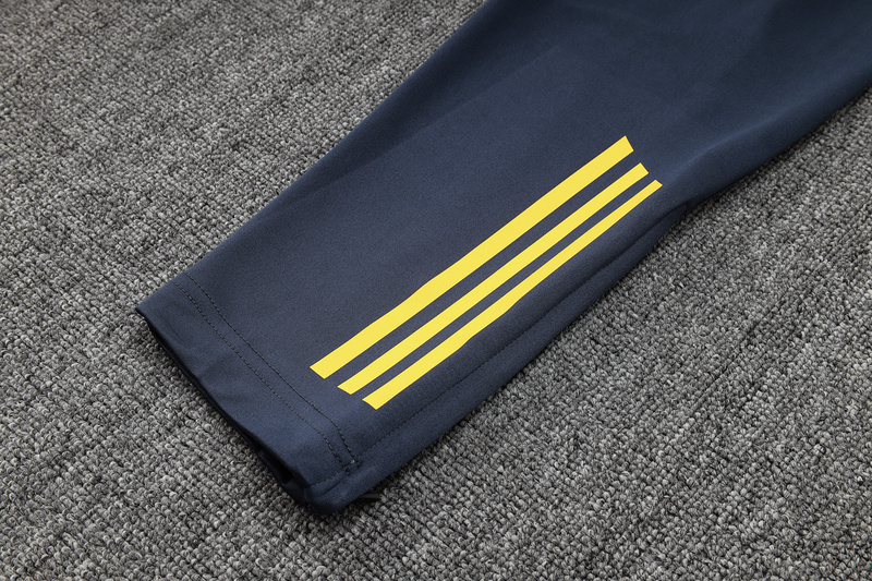 24/25 Boca Medium Blue Long-sleeved half-pull training kit Football team kit