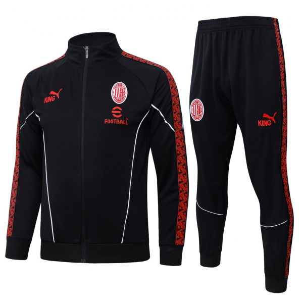 2026 AC Milan Black Jacket Training Suit Set