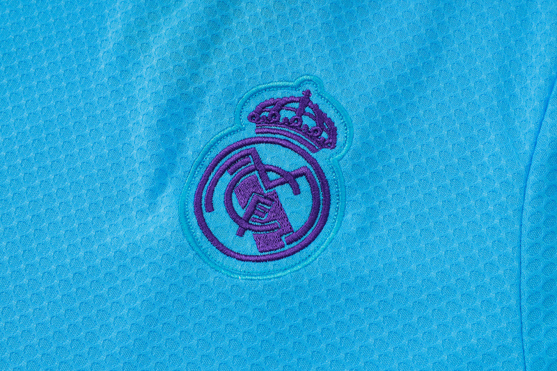 2025/26 Real Madrid Light blue Training Set Shirt and Shorts