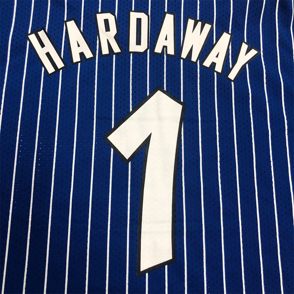 NBA Orlando Magic Mitchellness Jersey Blue HARDAWAY#1 S-XXL