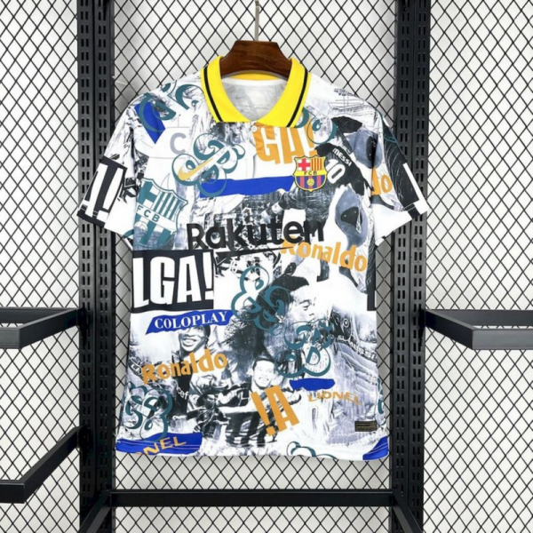 2025/26 Barcelona Glory Graffiti Board Jersey Fan Version