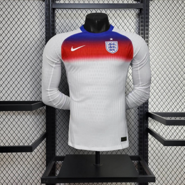 2025/26 England Women' Euro Home Long Sleeve Jersey Player Version