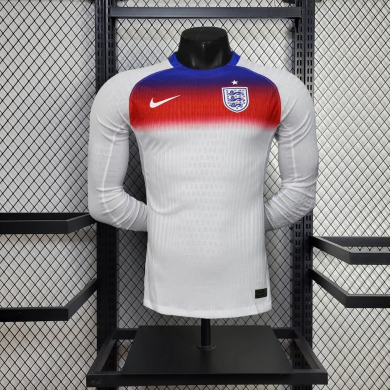 2025/26 England Women' Euro Home Long Sleeve Jersey Player Version