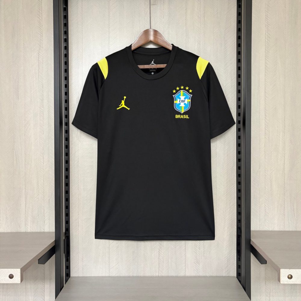 Brazil 2026 World Cup Training Black jersey Fan version