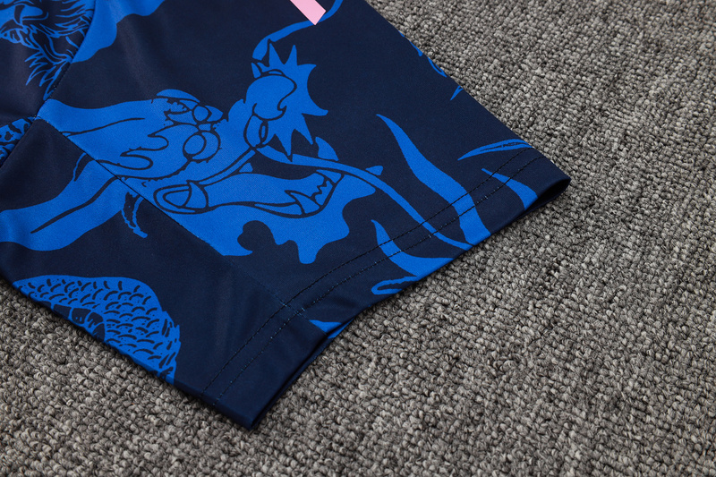 24/25 Real Madrid Royal blue Training Set Shirt and Shorts